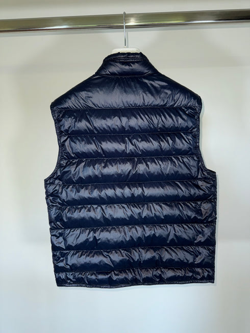 Moncler Gui Gilet Size 1 Navy Blue