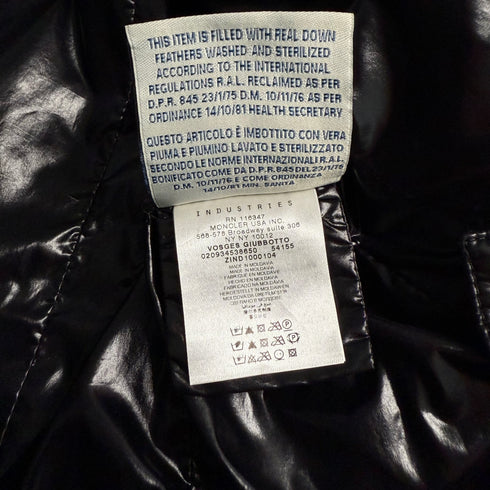 Moncler Vosges Women’s Jacket - Size 1 (S) - Black