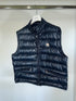 Moncler Gui Gilet Size 7 Navy Blue