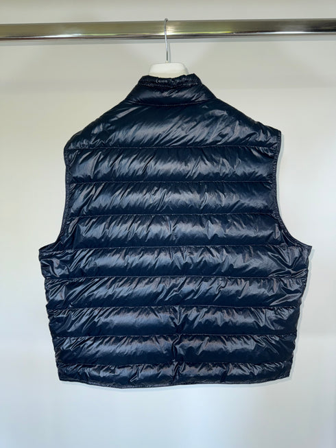 Moncler Gui Gilet Size 7 Navy Blue