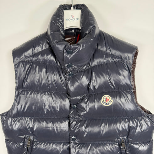 Moncler Tib Men’s Gilet - Size 1 (S) - Navy Blue