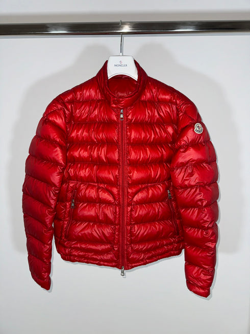 Moncler Acorus jacket size 2 red
