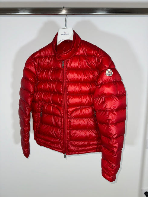 Moncler Acorus jacket size 2 red