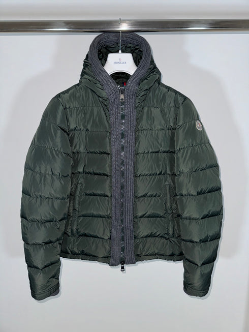Moncler Canut jacket size 2 forest green