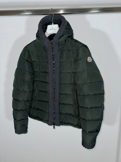 Moncler Canut jacket size 2 forest green