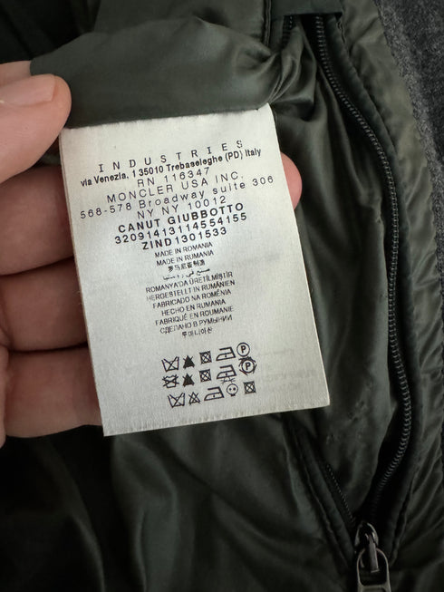 Moncler Canut jacket size 2 forest green