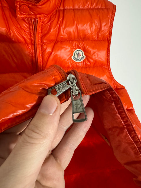 Moncler Gui Gilet vest size 1 orange
