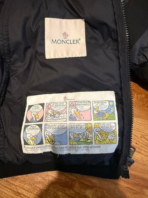 Moncler Clamart Jacket Size 3 Black/Grey
