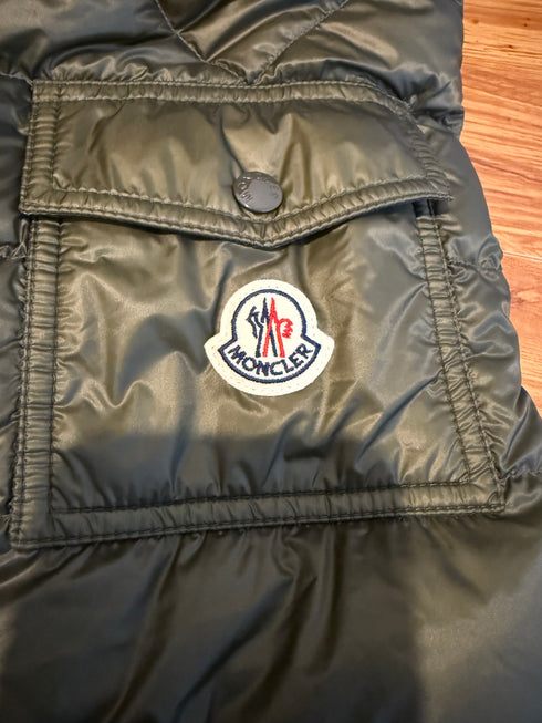 Moncler Agay Jacket Size 3 Olive Green