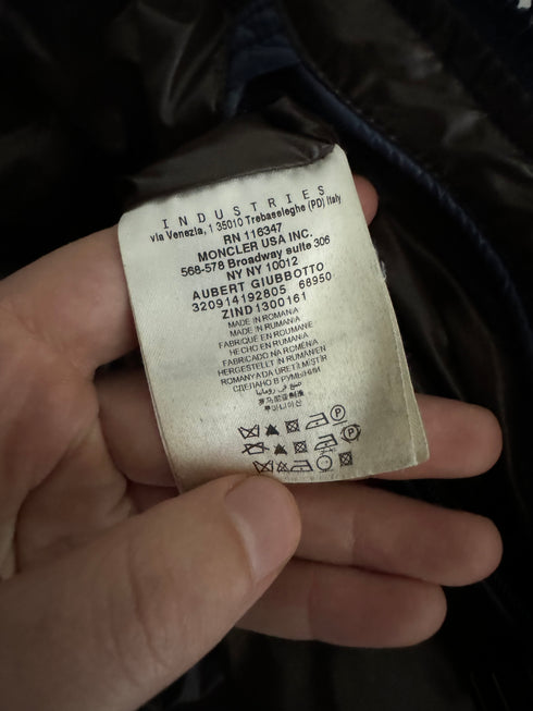 Moncler Aubert jacket size 1 navy blue