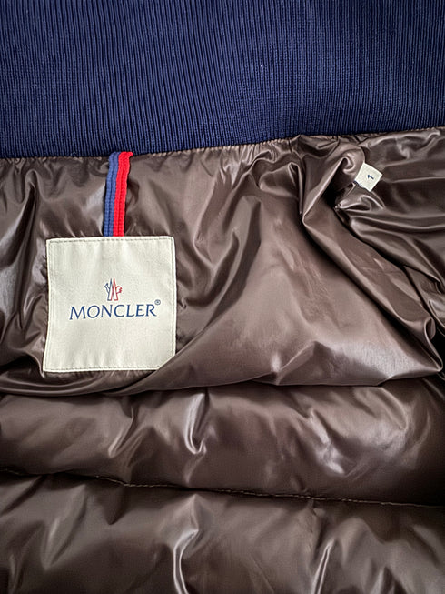 Moncler Aubert jacket size 1 navy blue