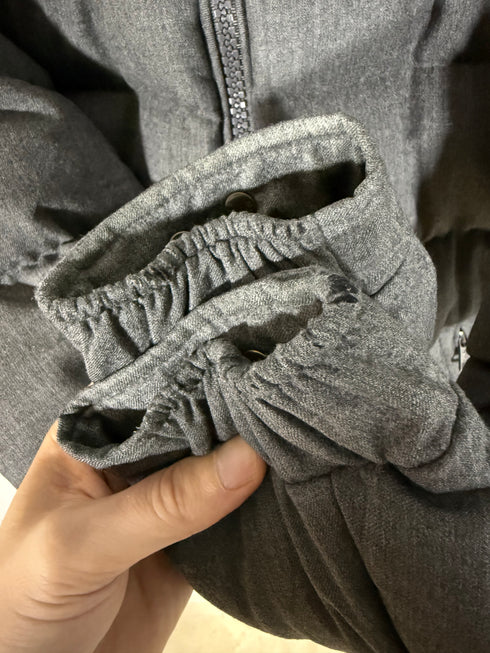 Moncler Montgenevre Jacket Size 2 Light Grey