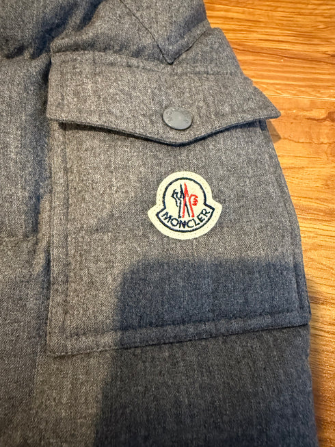 Moncler Montgenevre Jacket Size 2 Light Grey