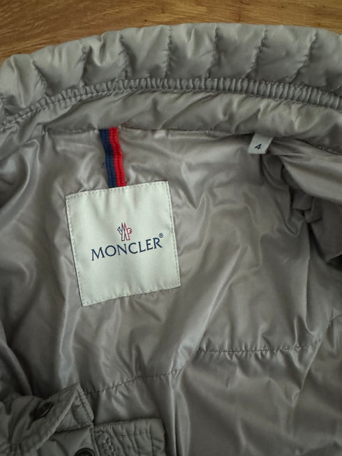 Moncler Menuire jacket size 4 grey