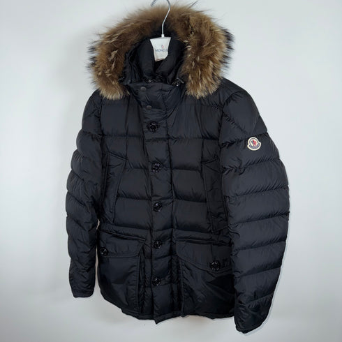 Moncler Cluny Men’s Jacket - Size 2 (S/M) - Black