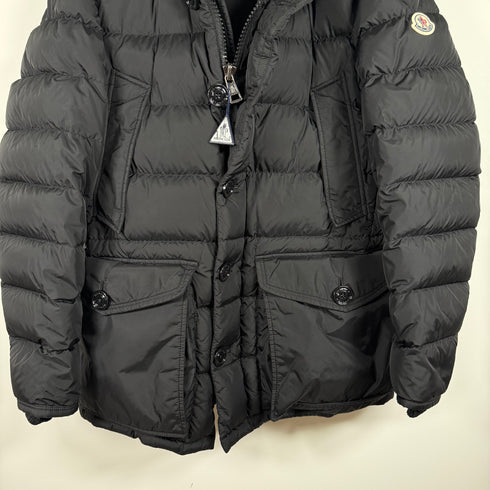 Moncler Cluny Men’s Jacket - Size 2 (S/M) - Black
