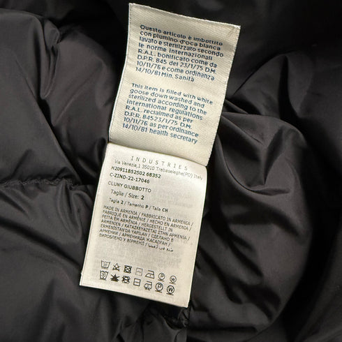 Moncler Cluny Men’s Jacket - Size 2 (S/M) - Black