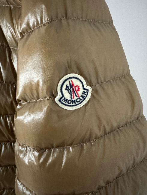 Moncler Rigel Jacket size 7 cognac brown