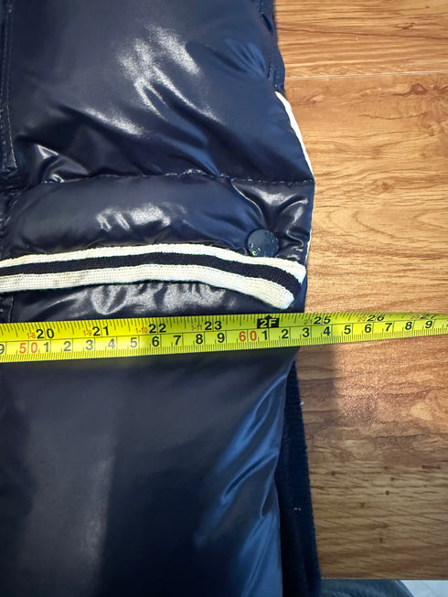 Moncler Branson Jacket Size 2 Navy Blue
