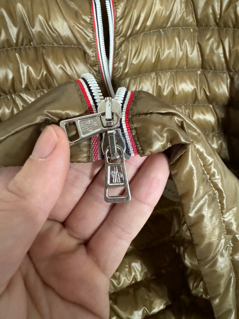 Moncler Rigel Jacket size 7 cognac brown