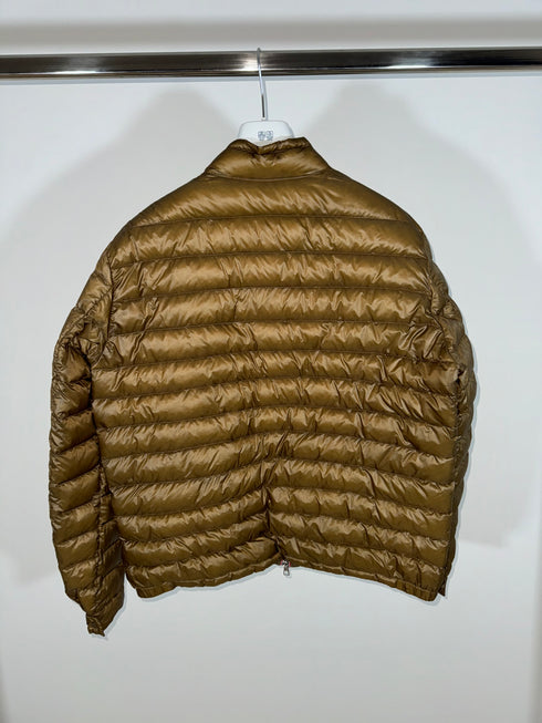 Moncler Rigel Jacket size 7 cognac brown