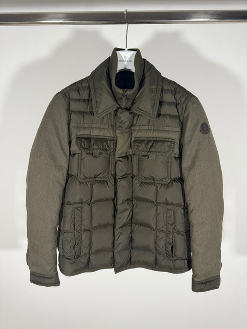 Moncler Blais Jacket Size 2 Olive Green