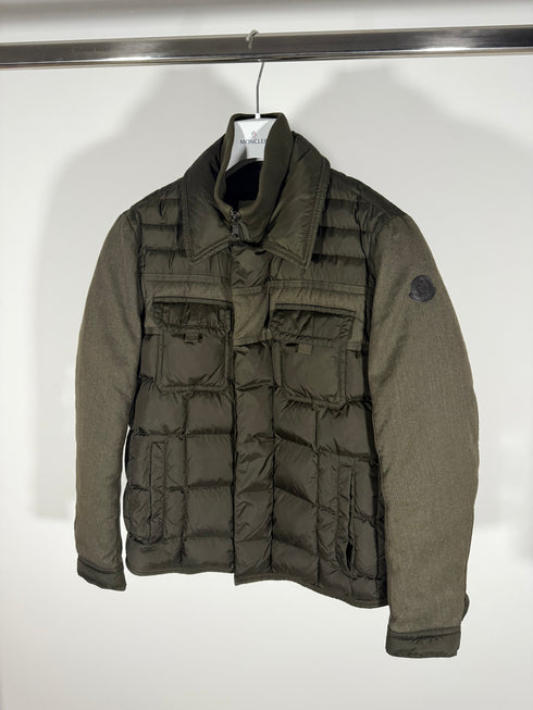 Moncler Blais Jacket Size 2 Olive Green