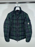 Moncler Chimay Jacket Size 3 Green Tartan