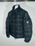 Moncler Chimay Jacket Size 3 Green Tartan