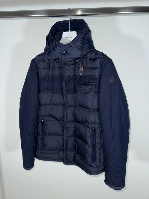 Moncler Ryan Jacket Size 3 Navy Blue