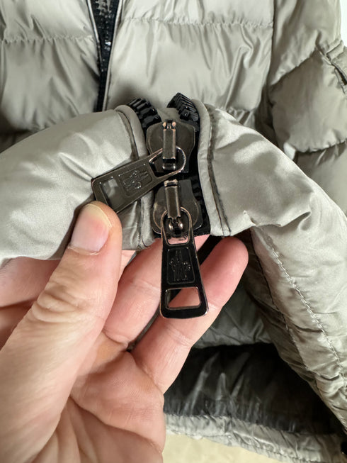 Moncler Hymalay jacket size 2 light grey