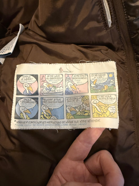 Moncler Eusebe Jacket Size 2 Brown