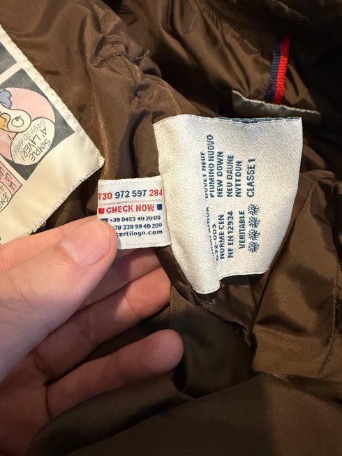 Moncler Eusebe Jacket Size 2 Brown