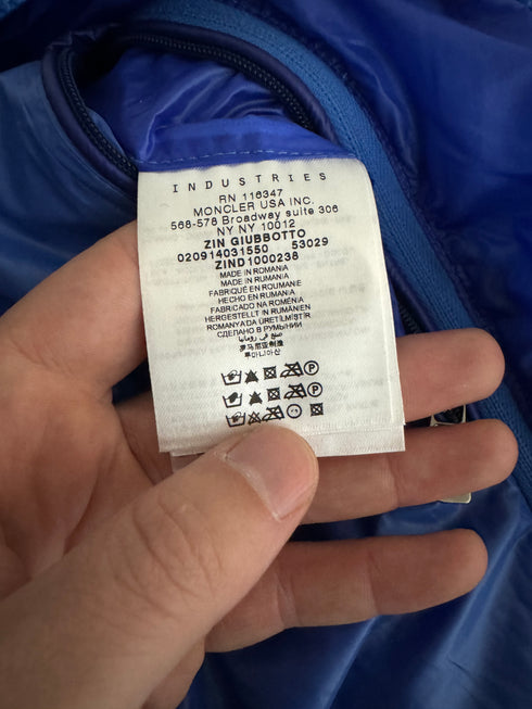 Moncler Zin Jacket size 6 electric blue