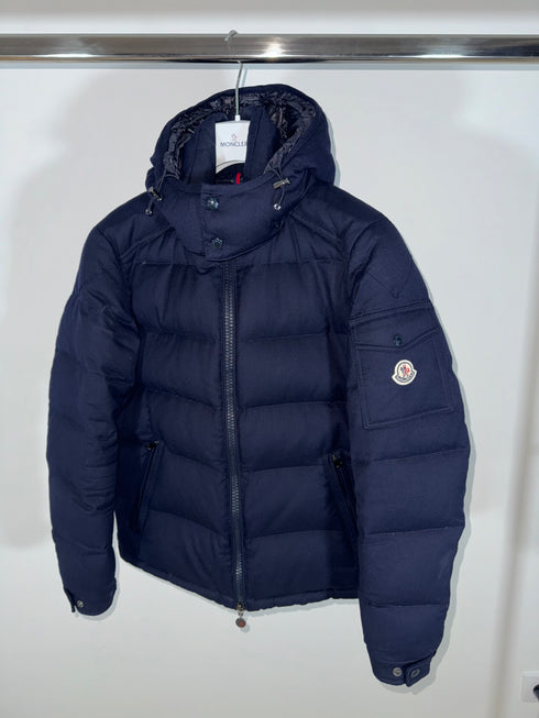 Moncler Montgenevre Jacket size 2 navy blue