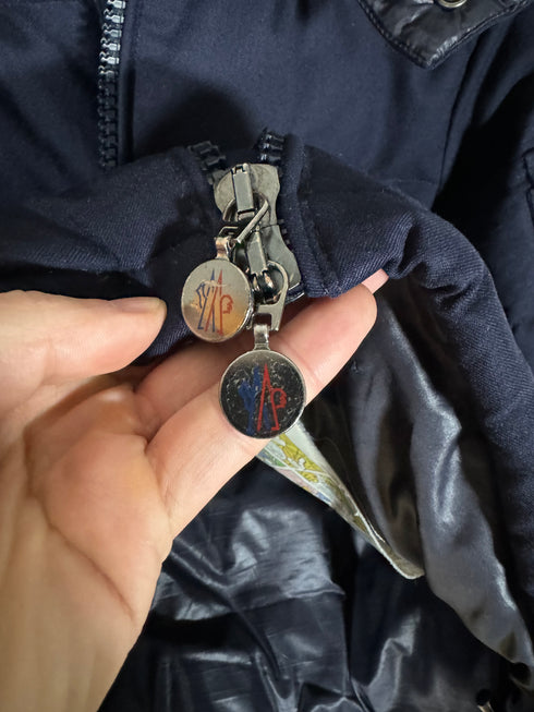 Moncler Montgenevre Jacket size 2 navy blue