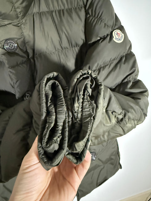 Moncler Cluny Jacket Size 4 Olive Green