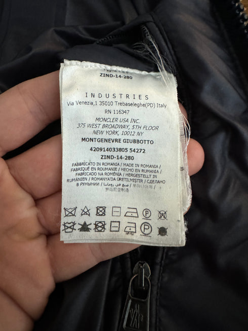 Moncler Montgenevre Jacket size 2 navy blue