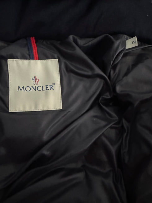 Moncler Montgenevre Jacket size 2 navy blue