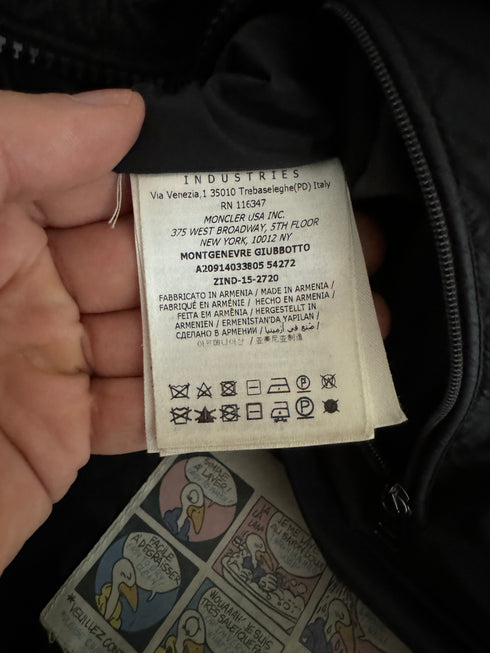 Moncler Jacket Montgenevre size 4 dark grey