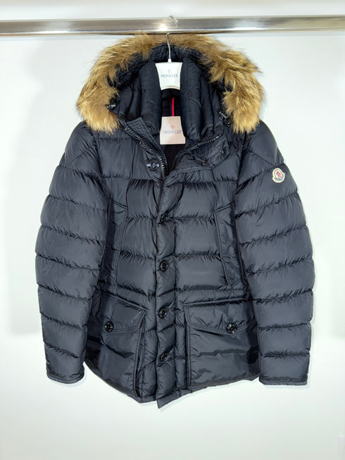 Moncler Cluny Jacket Size 3 Black