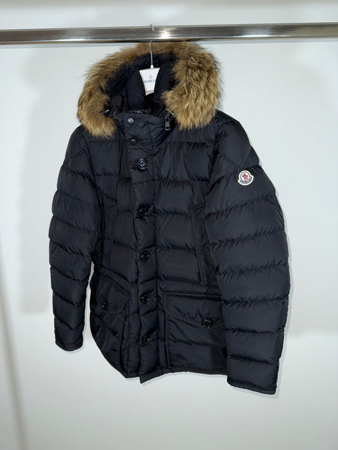 Moncler Cluny Jacket Size 3 Black