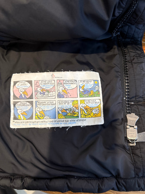 Moncler Cluny Jacket Size 3 Black