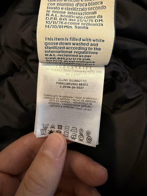 Moncler Cluny Jacket Size 3 Black