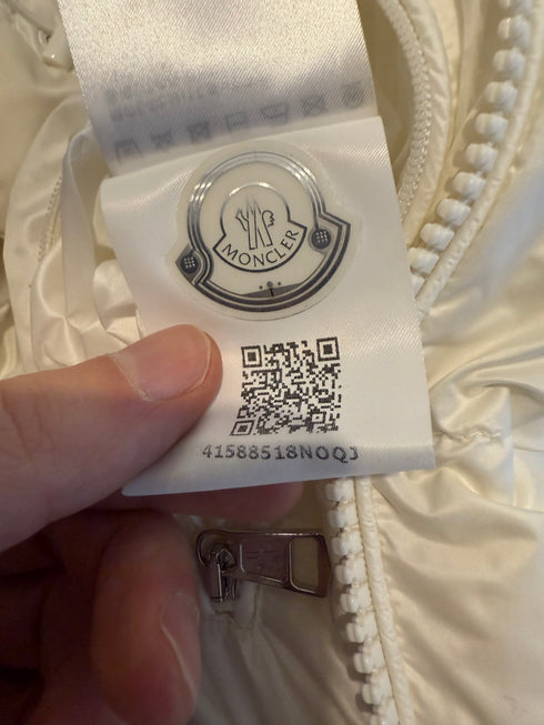 Moncler Salzman Jacket Size 4 White
