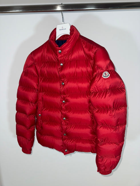 Moncler Piriac Jacket Size 4 Red