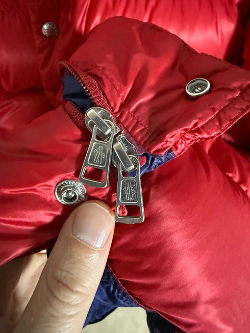 Moncler Piriac Jacket Size 4 Red