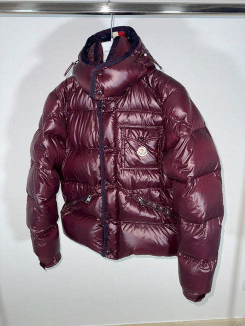 Moncler Jacket Branson size 5 burgundy