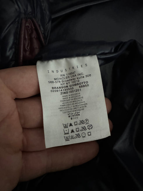Moncler Jacket Branson size 5 burgundy