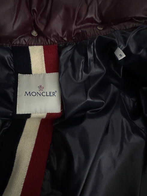 Moncler Jacket Branson size 5 burgundy